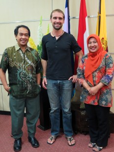 Prof. Jamaluddin and Prof. Rohani, my counterparts at Hasanuddin University