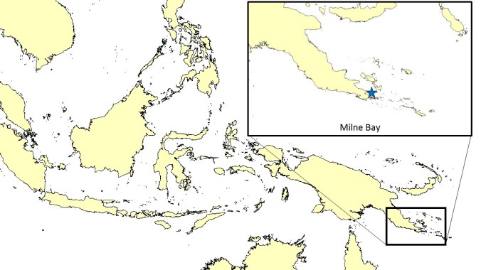 Map Milne Bay